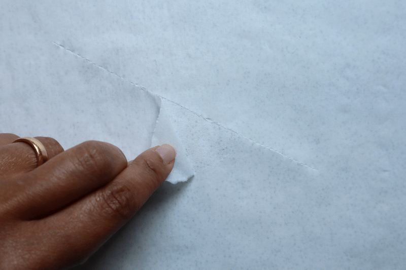 Stars make removing backing from bondaweb Stars make removing backing from bondaweb