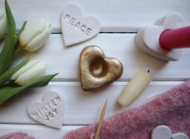 Clay candle holder done 2