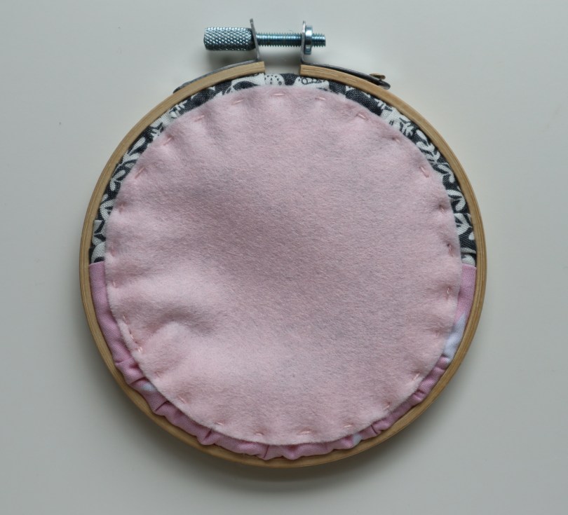 Hoop Pockets felt backing